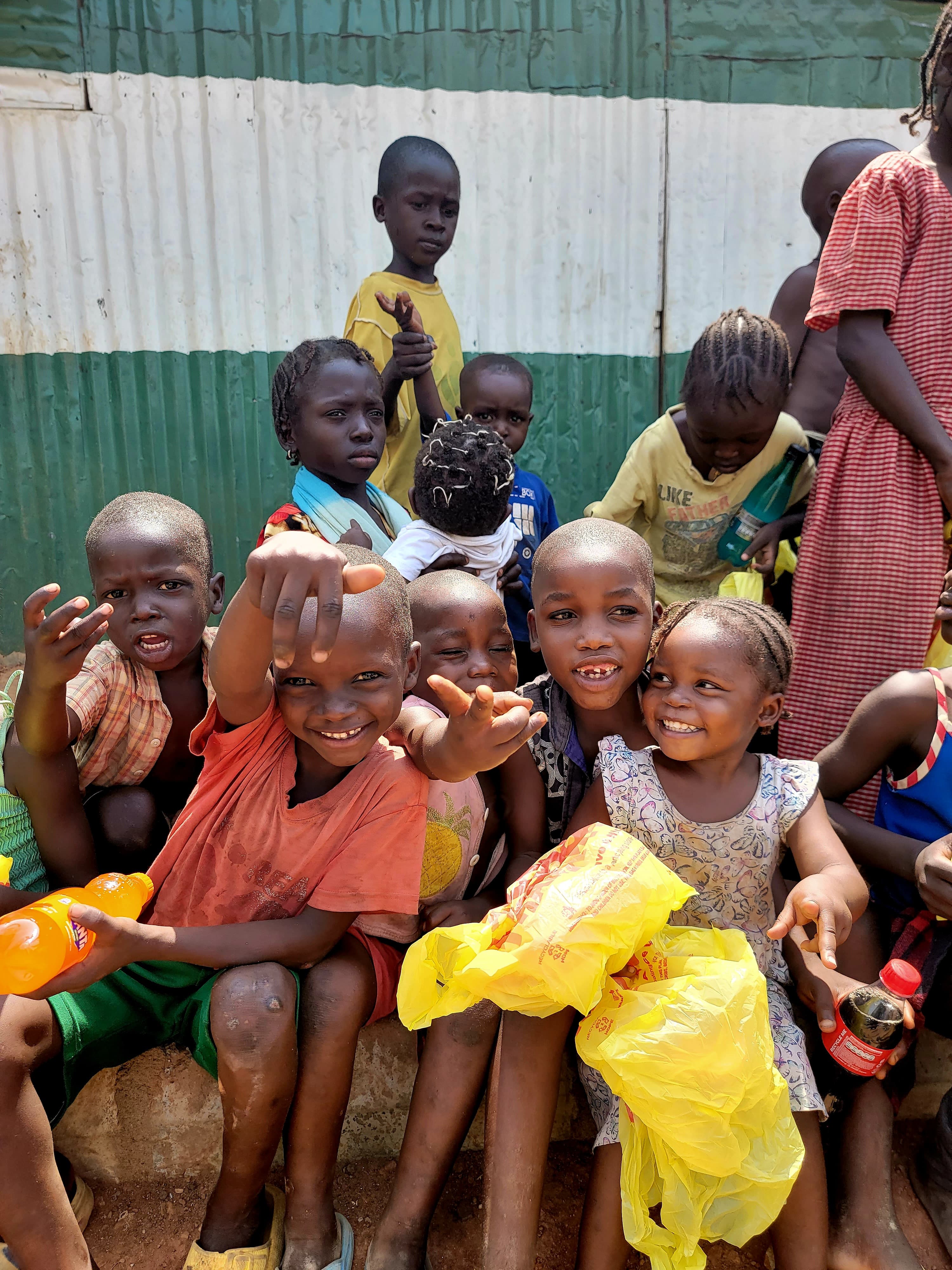 Distribution at IDP Camp